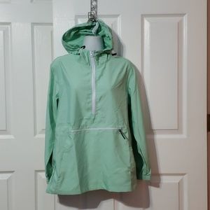 Womens windbreaker sweatshirt jacket size Large